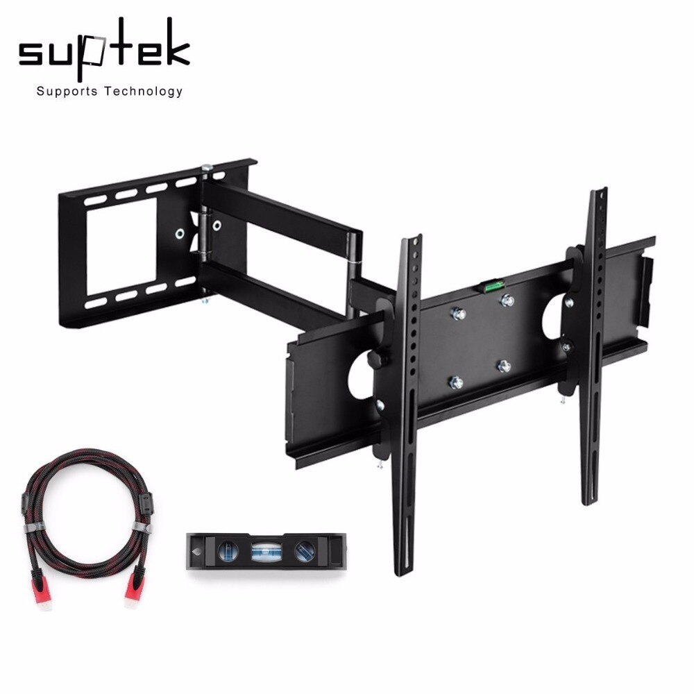 Suptek Articulating TV Wall Mount Bracket for 26"-55" LCD LED Plasma 3D TV with Full Motion Tilt MA109S