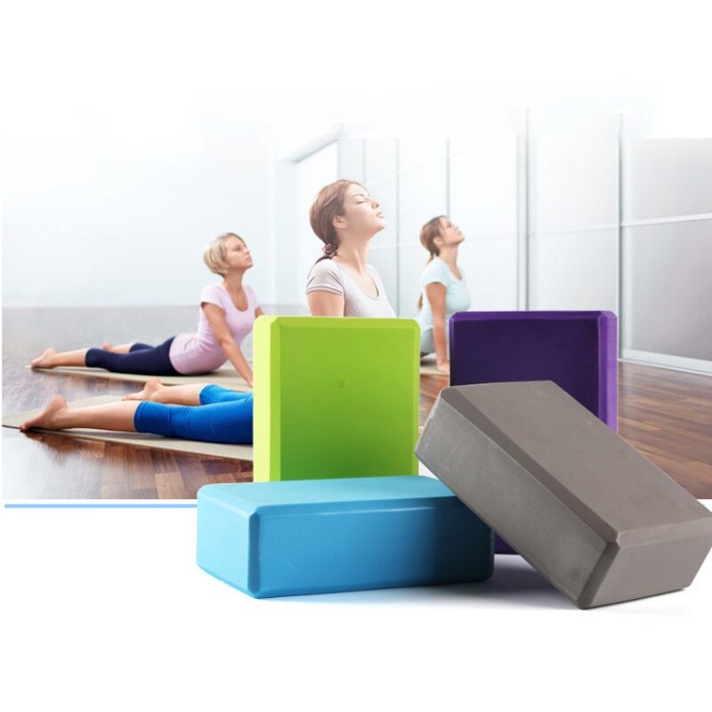 EVA Gym Blocks Foam Brick Training Exercise Tool Fitness Set Yoga Bolster Pillow Cushion Stretching Body Shaping yoga blocks