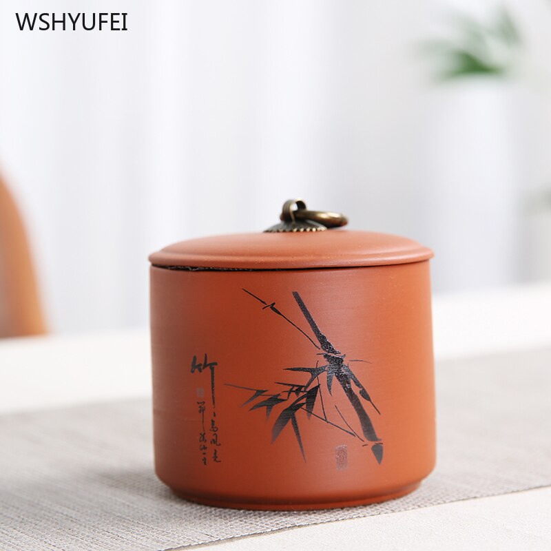 Lila Sand reise tragbare Tee dichtung mit deckel kaffee Bohne süßigkeiten keks sammlung lagerung Panzer küche speicher Lieferungen