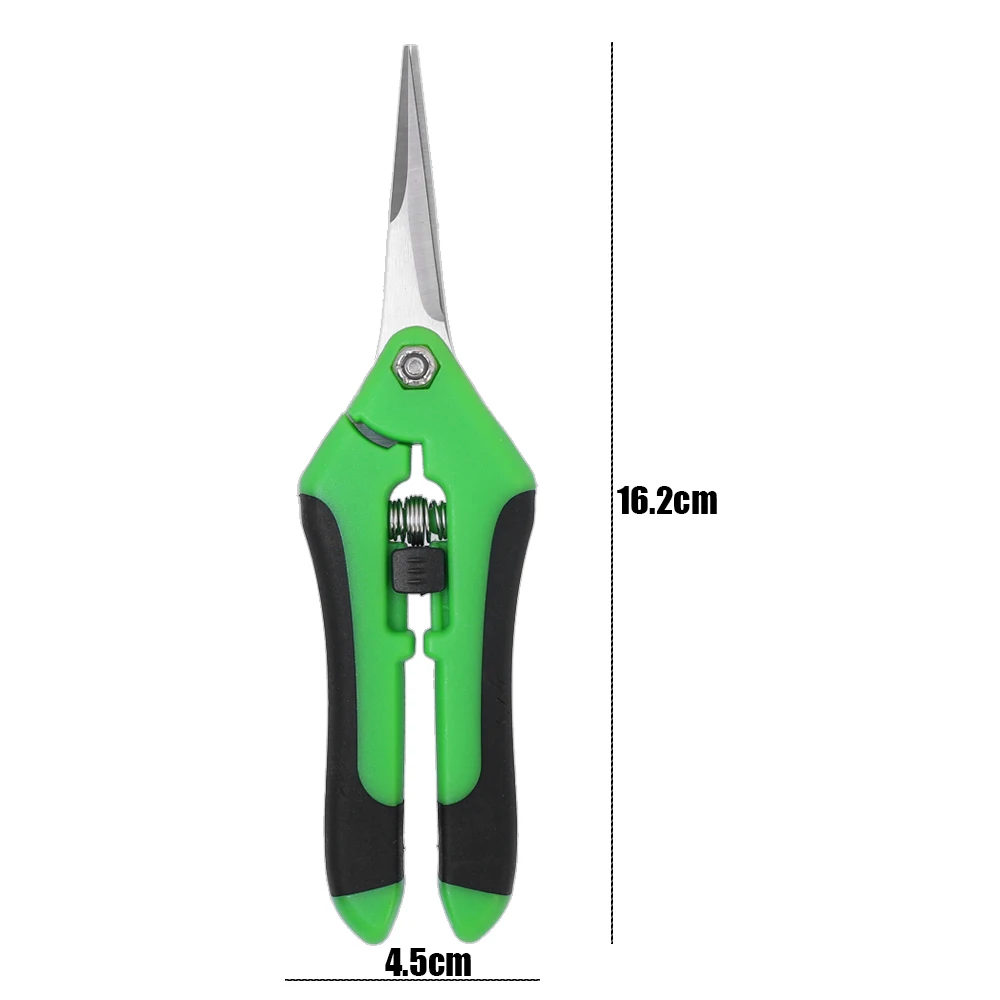 1/3Stck Gartenarbeit Beschneiden Schere Garten Schere Hand Prun Multi-verwenden Prun Scher Trauben Obst Baum wählen Topf pflücken Schere Werkzeug: Braun / 15 cm-19,9 cm
