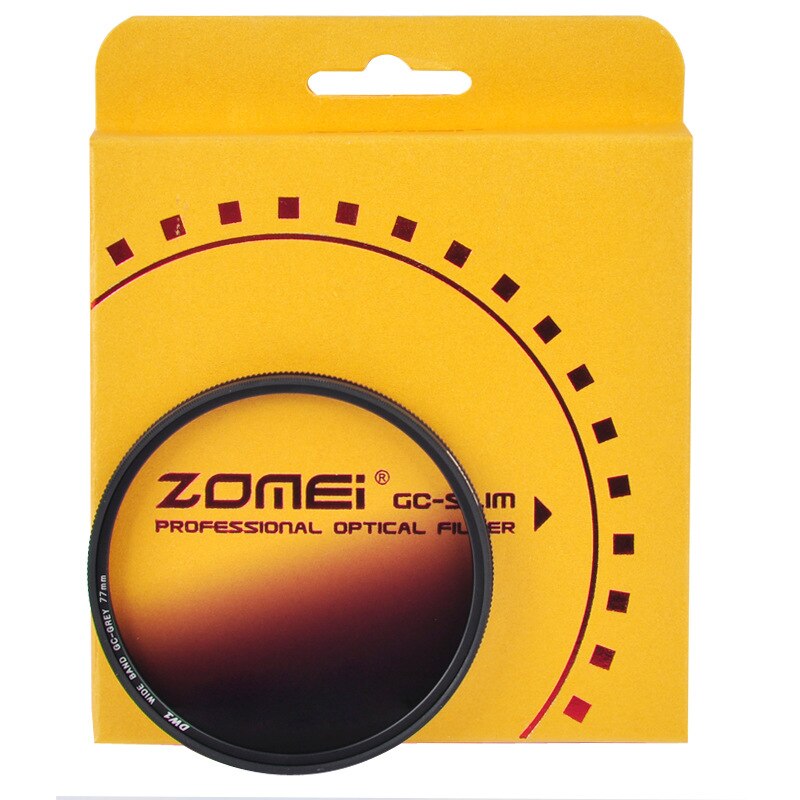 Zomei Ultra Slim Camera filtro colore graduato gradiente densità neutra Kit lenti filtro blu arancione grigio 52/55/58/67/72/77/82mm