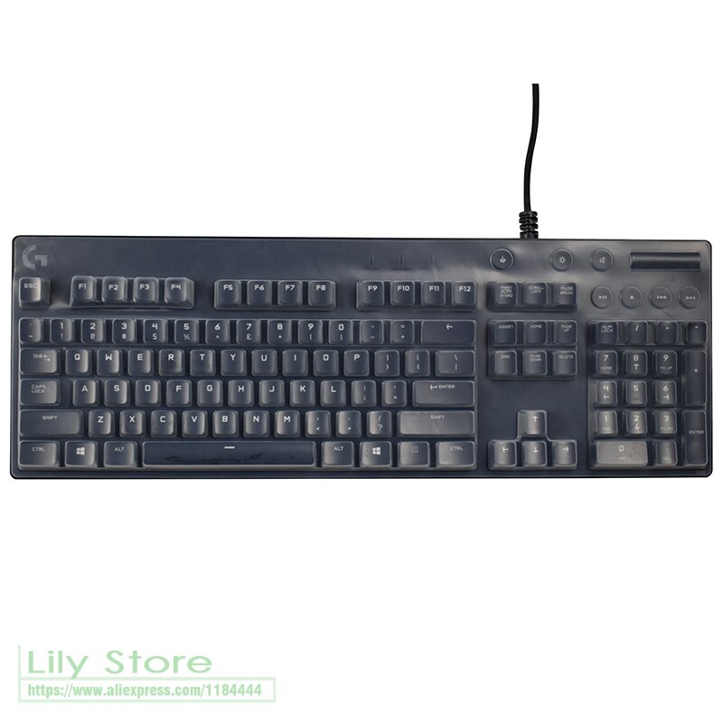 For Logitech G610 G 610 Backlit Game Mechanical Silicone Keyboard cover Protector Button Dust Cover skin: Default Title