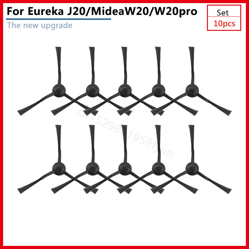 Für Eureka J20 Midea W20 W20Profi Elektrische Roboter Kehrmaschine Hauptseite Pinsel Hepa-Filter Haushaltsgerät Staubbeutel Bausatz Staubsauger: Burgunderrot