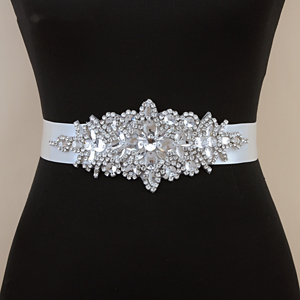 Rhinestone Beaded Women's Belt Wedding Belt Accessories Bride Bridesmaid Bridal Sashes Belts For Evening Party Prom Gown Dress
