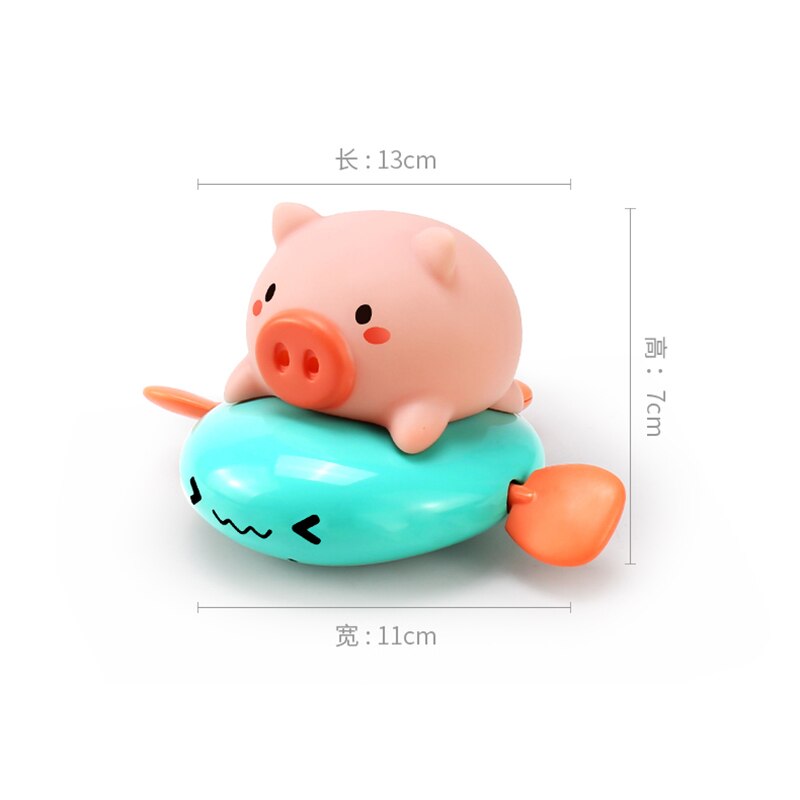 Baby Baden Spielzeug Niedliche Karikatur-Ebene Wasser sprühen Schwein Schwimmen Schildkröte Paddeln freundlicher Interaktive Schwimmen Ich bin freien in sommer Spielzeug