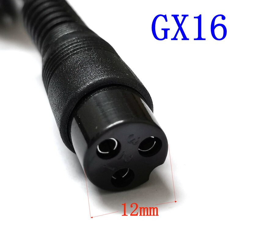 Chargeur de batterie au plomb 48V 2A pour 57.6V batterie au plomb électrique vélo Scooters chargeur de moto 3P GX16 plug