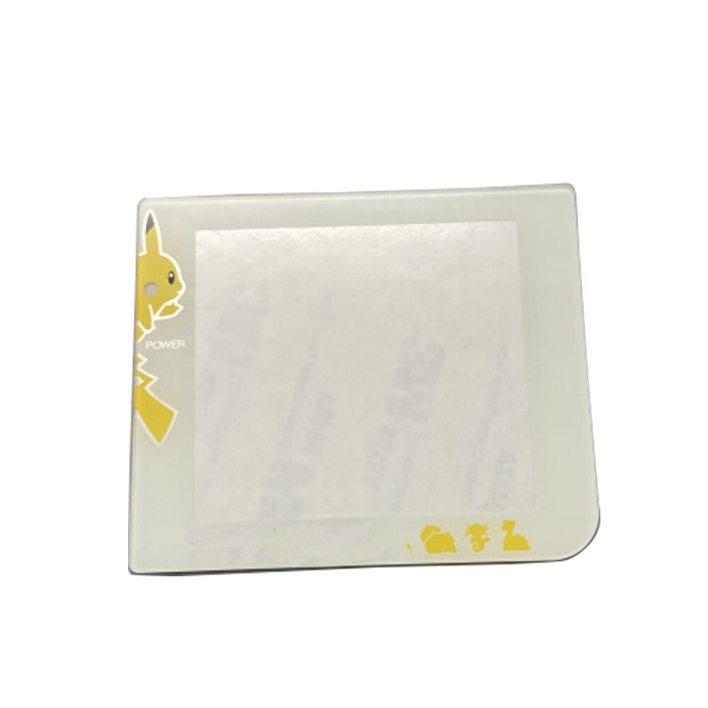 Screenprotector Glas Spiegel Lens voor Gameboy Pocket - Vervangend Onderdeel: Wit pikachu