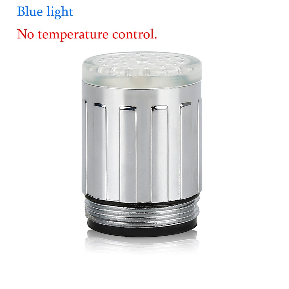 Temperature Sensor Intelligent Recognition Temperature Different Temperation Different LED Light Color Water Tap Faucet Shower: single color