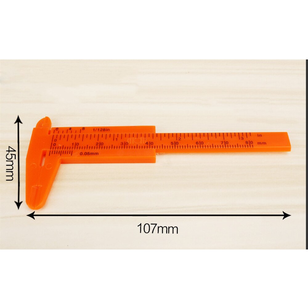 80mm Scale Ruler 1 pcs Caliper-Gauge-Measure-Tool-Ruler 80mm Orange... – Grandado