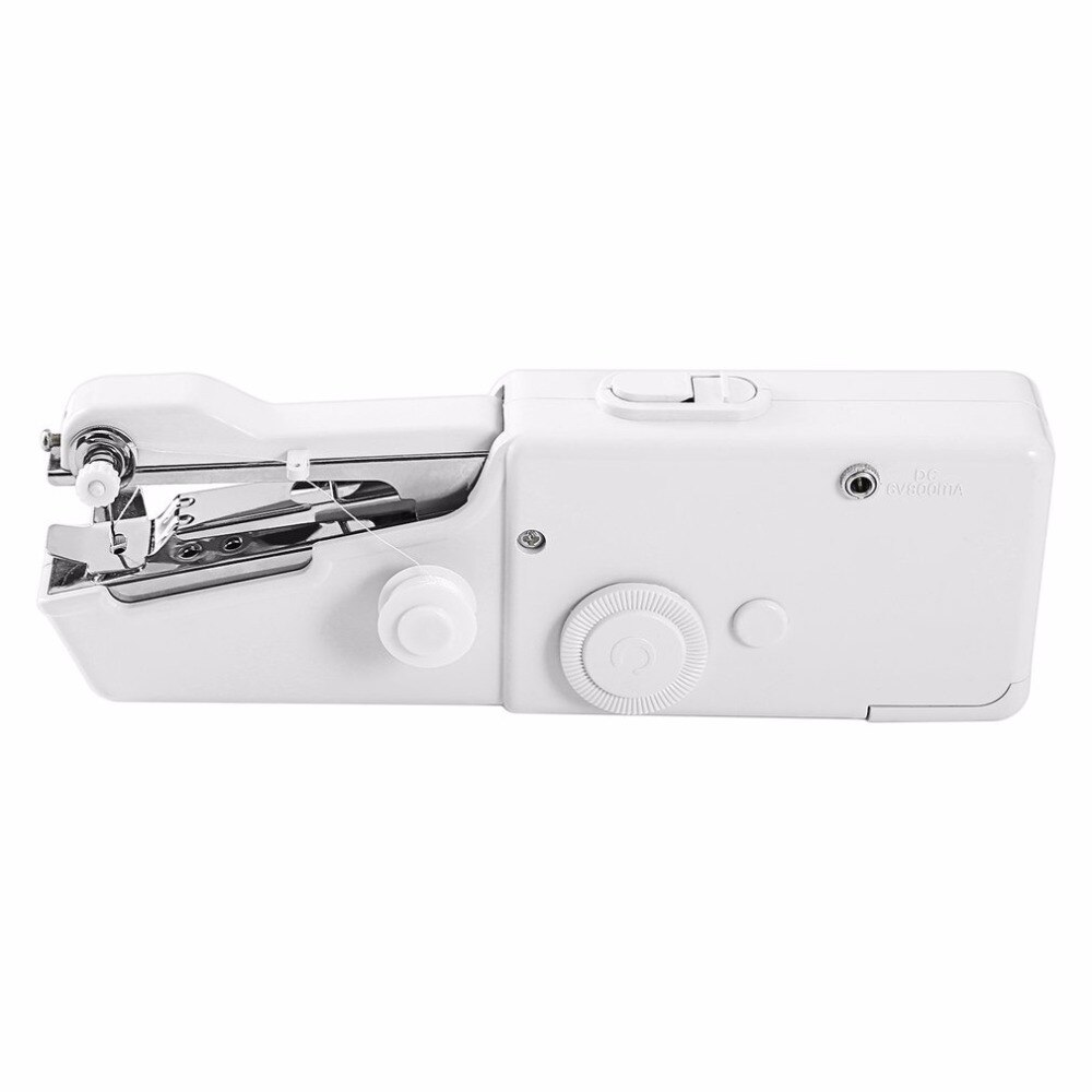Mini Portable Electric Handheld Sewing Machine Battery Powered Easy Stitch Clothes Sewing Tool For Travel Home Use