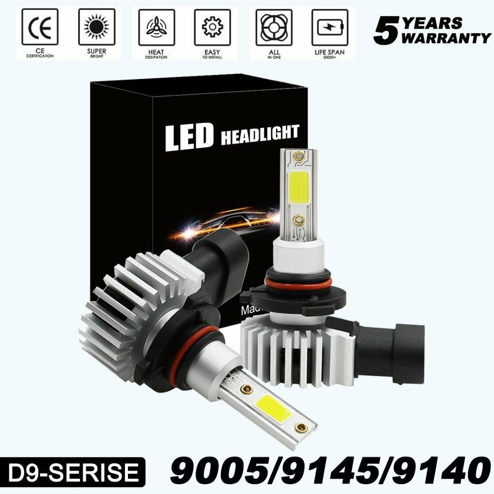 2 stücke 6000K 8000K H7 H1 H4 9006 9005 H8 H11 H3 hir2 LED 100W Automobil 20000LM 12V Kolben Lampen 2 seiten Dioden Ersetzen Teile Lampe