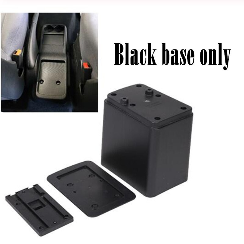 Accoudoir de voiture pour citroën Berlingo, pièces de remise à niveau, pour Peugeot Partner tepee boîte de rangement, accessoires de voiture recharge avec USB: Black base only
