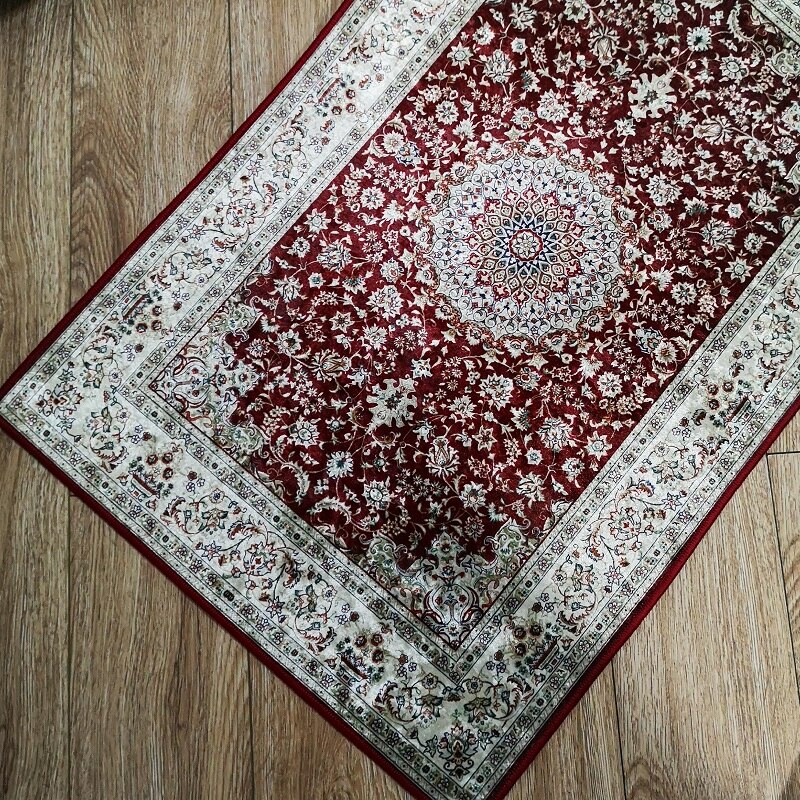 Lange Mat Bad Tapijt Vloermat Thuis Comfortabele Deurmat Tapete Absorberende Voor Slaapkamer Woonkamer Keuken Balkon Familie Huisdier matten: Wine Red / 50cmX180cm