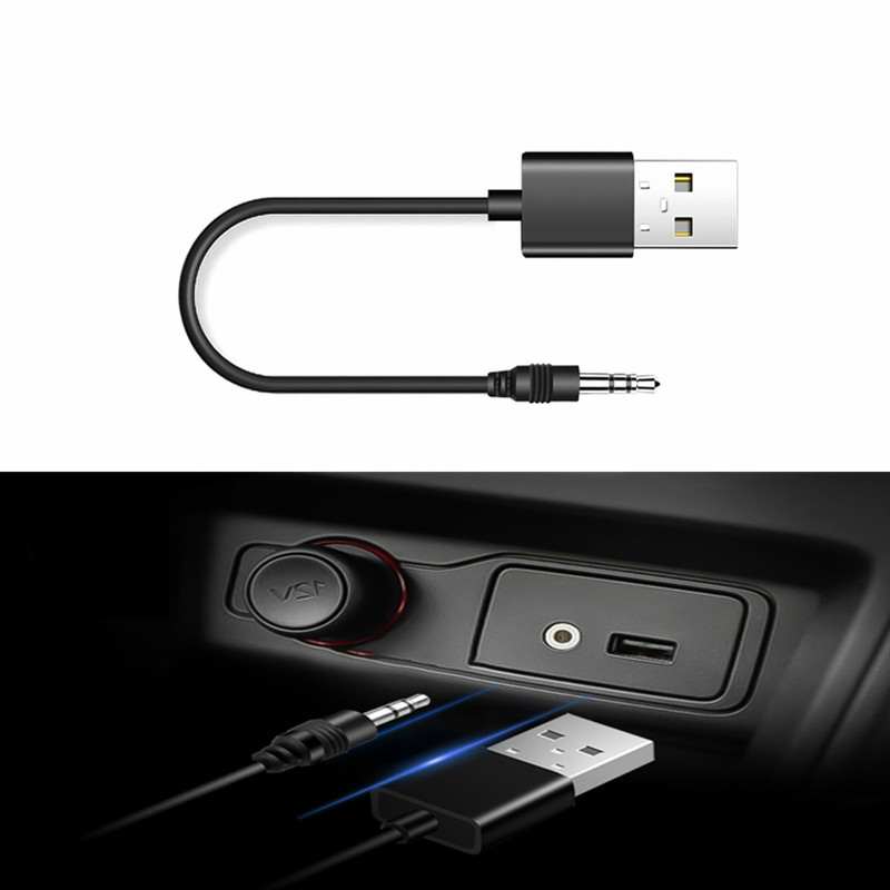 Hot car bluetooth adapter receiver wireless stereo music 3,5mm aux jack audio receiver mini usb bluetooth for car speakers