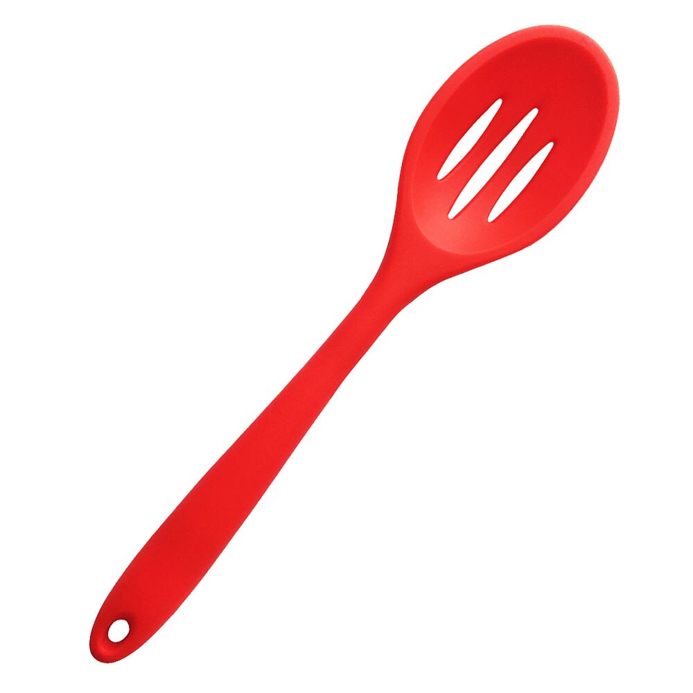 Utensilios de cocina de silicona de grado alimenticio, utensilios de cocina de nailon para cuchara, espátula, cucharón, batidores de huevos, 6 unids/set por juego