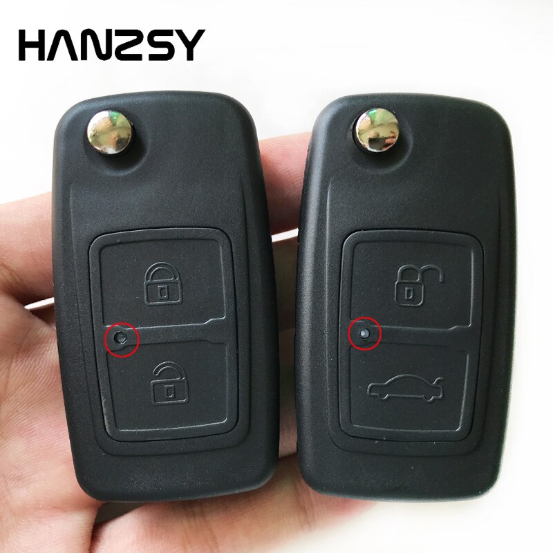 2 buttons Flip Folding key Case For CHERY TIGGO A1 EASTER COWIN FULWIN E5 Replacement Car Remote key shell Cover blank Fob