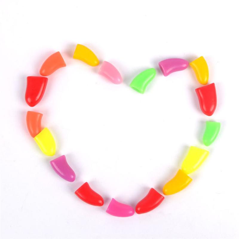 140 stuks nagelkapjes voor huisdieren, mooie klauwbeschermers voor katten, maat xs (gemengde kleur)