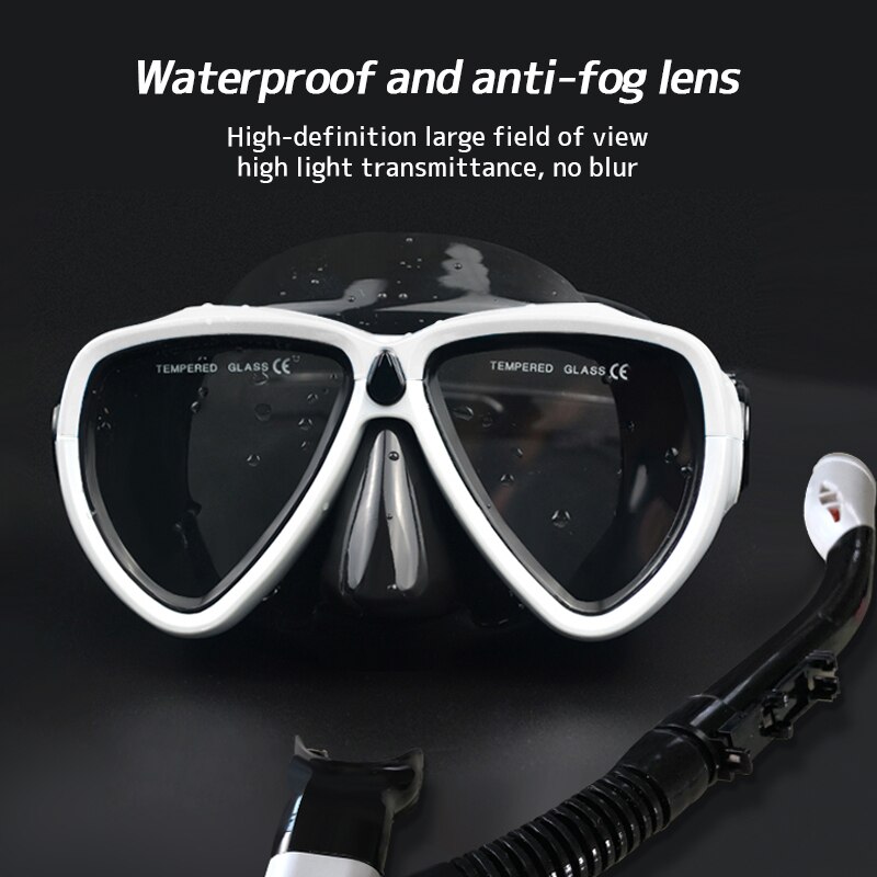scuba dive mask kits Underwater snorkel deep diving equip full face goggles Suitable For Most Sport Camera