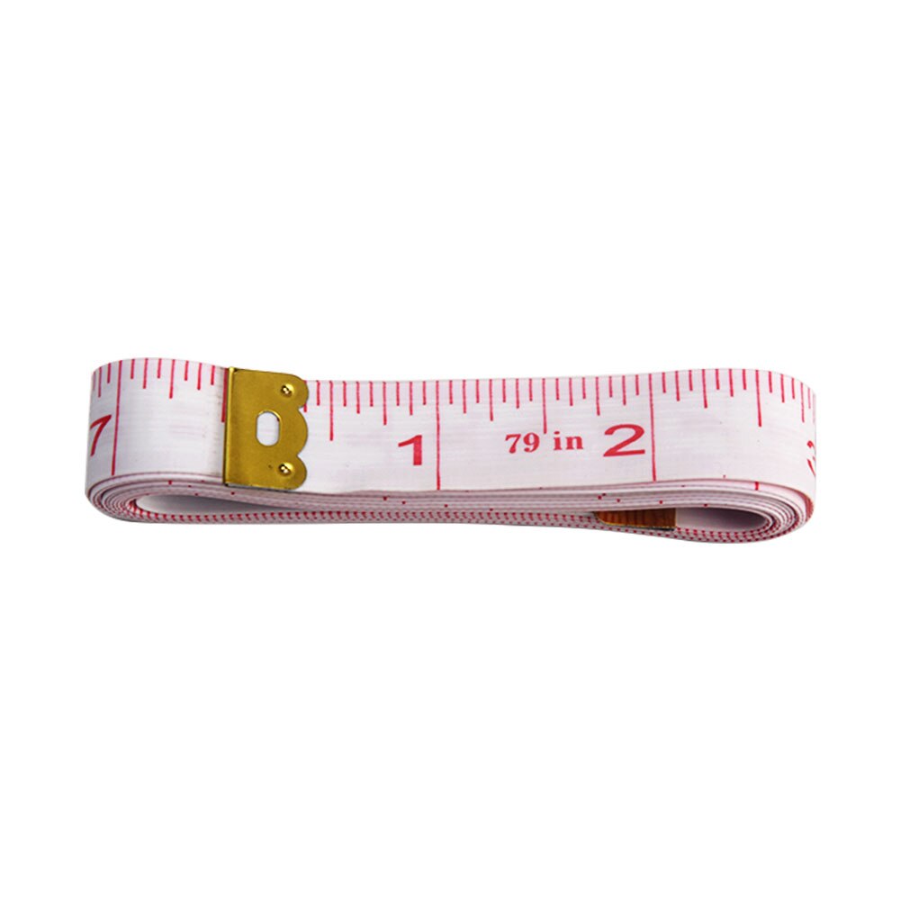 Portable 79inch/200cm Body Measuring Ruler Sewing Cloth Tailor Tape Measure Soft Flat Double-sided Soft Tape Measure Ruler