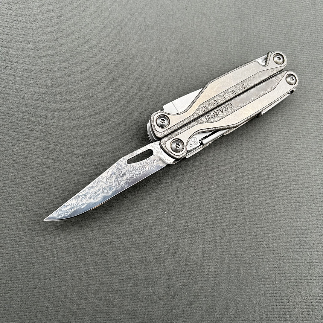 Tillbehör till leatherman tti charge och wave damascus stål reservtång modifieringsdelar originalstorlek multifunktionell