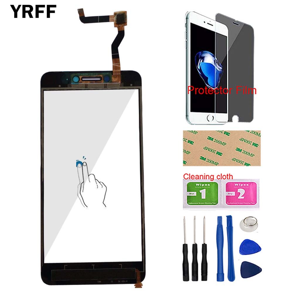 Sensor de pantalla táctil para móvil, herramientas de digitalizador de vidrio, película protectora, para LeEco Coolpad cool1 Cool 1 C106 Digitalizador de pantalla táctil