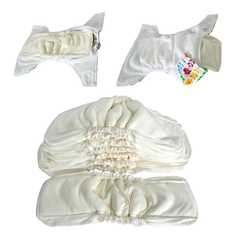 Baby Diapers Bamboo Fiber Reusable Washable Comfortable Diapers Baby Five-layer Bamboo Cotton Drawstring Pad