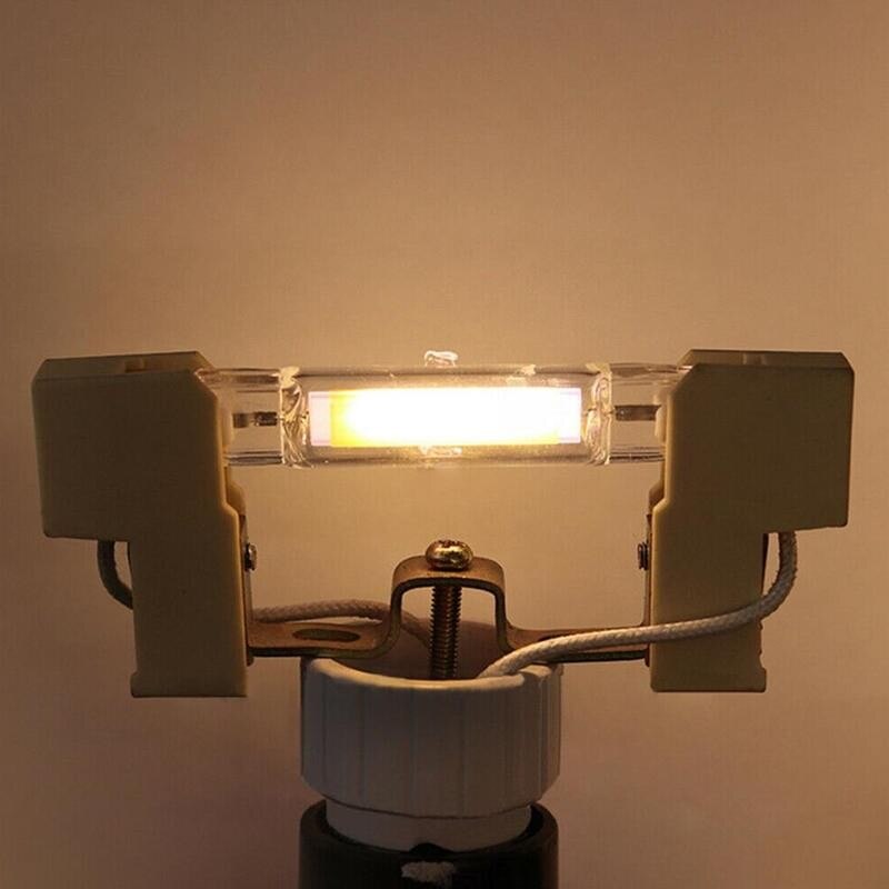 78mm/118mm r7s led glaskåpa 360- graders dubbla ändar glasbas cob belysning glödlampa lock landskap dekoration överträffa  x4 i 5