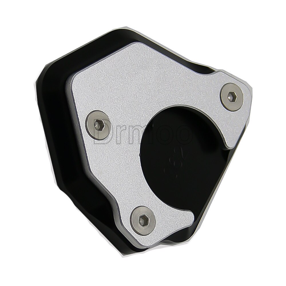 Motorcycle CNC Accessories Motorbike Side Stand Enlarge Extension Kickstand For KTM DUKE 125 200 390 RC125: Black