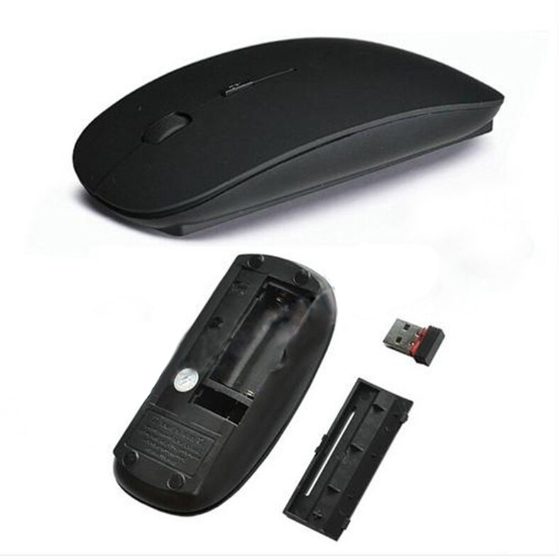 1600 DPI USB Optical Wireless Computer Mouse 2.4G Receiver Super Slim Mouse For PC Laptop DJA99