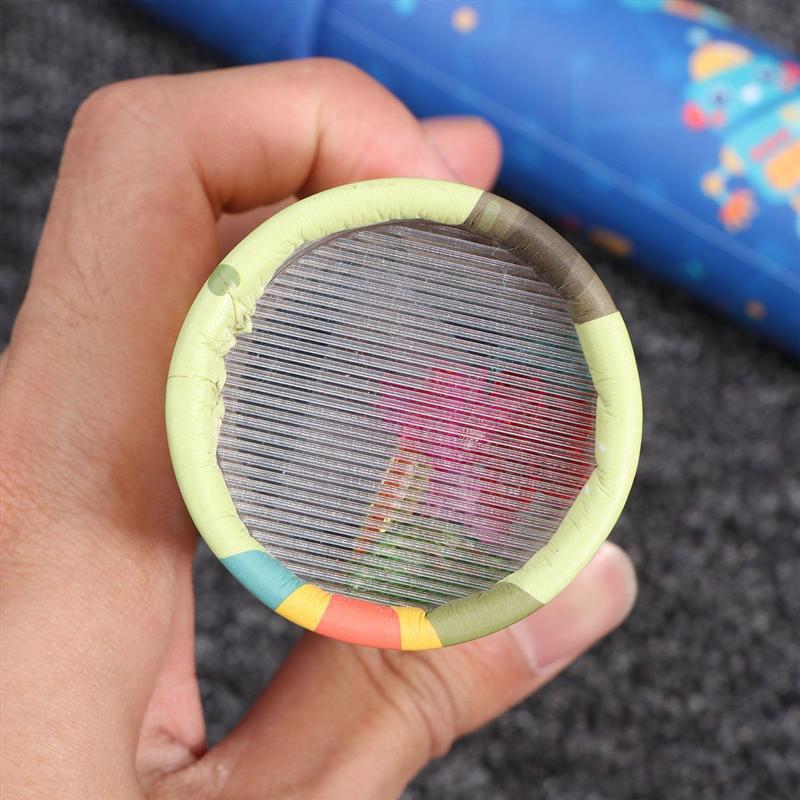 6pcs Cute Kaleidoscope Rotating Magic Colorful World Toys Imaginative Educational Toys Random Color Classic Toys