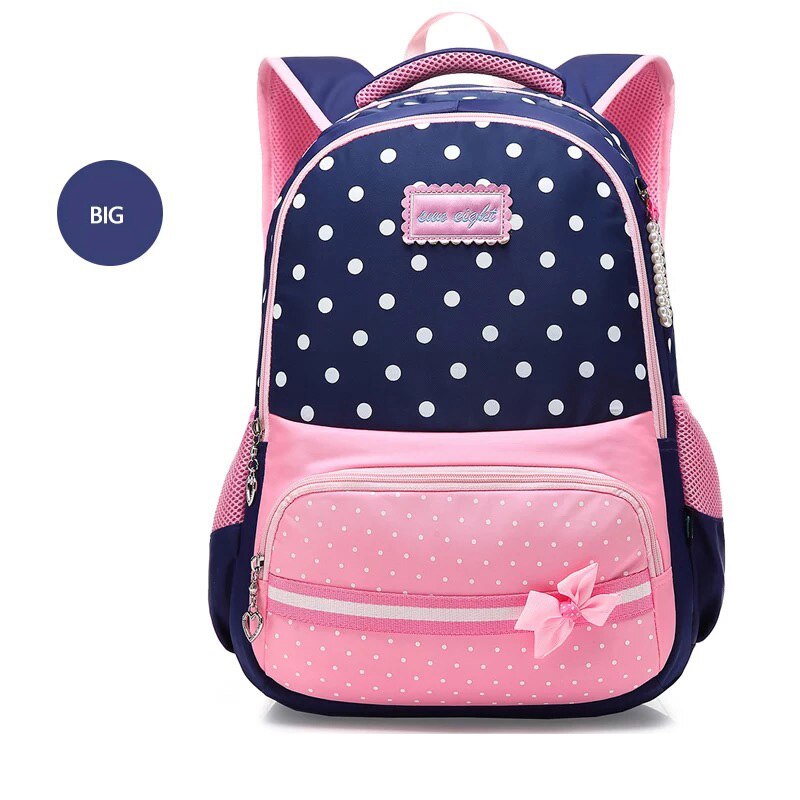 Children School Bags Beautiful Girls School Backpack Bow Decorations Waterproof Nylon School Bag Mochila escolar