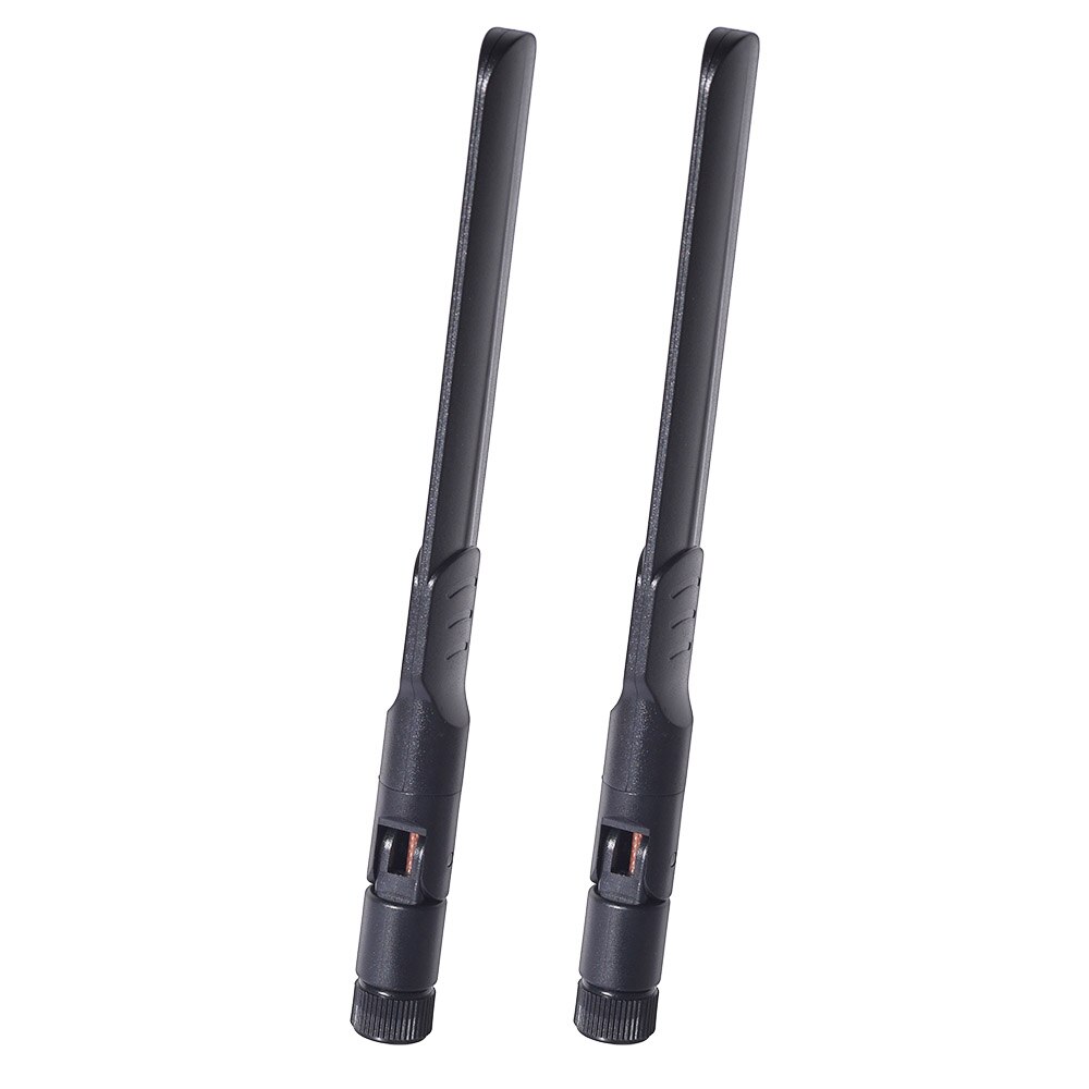 Superbat 2Pcs 8dBi 2.4Ghz 5Ghz Dual Band Wifi Antenne Draadloze Netwerk RP-SMA Mannelijke (Vrouwelijke Pin) connector