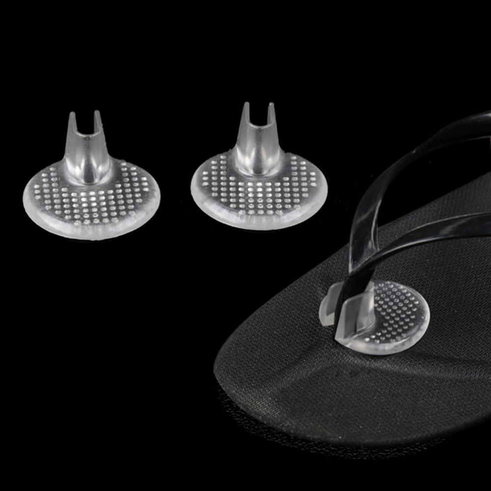 Silikon snu gel puter pute tå beskyttere antiskli gjennomsiktig forfot sko pads innerså pute til snu flopper sandaler