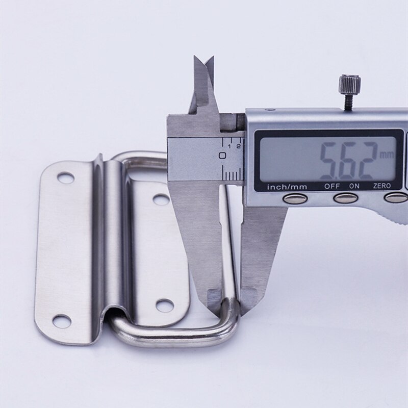 201/304 Stainless Steel Folding Door Handle Industrial Equipment Box Air Box Handle Tool Box Movable Wooden Box Handle