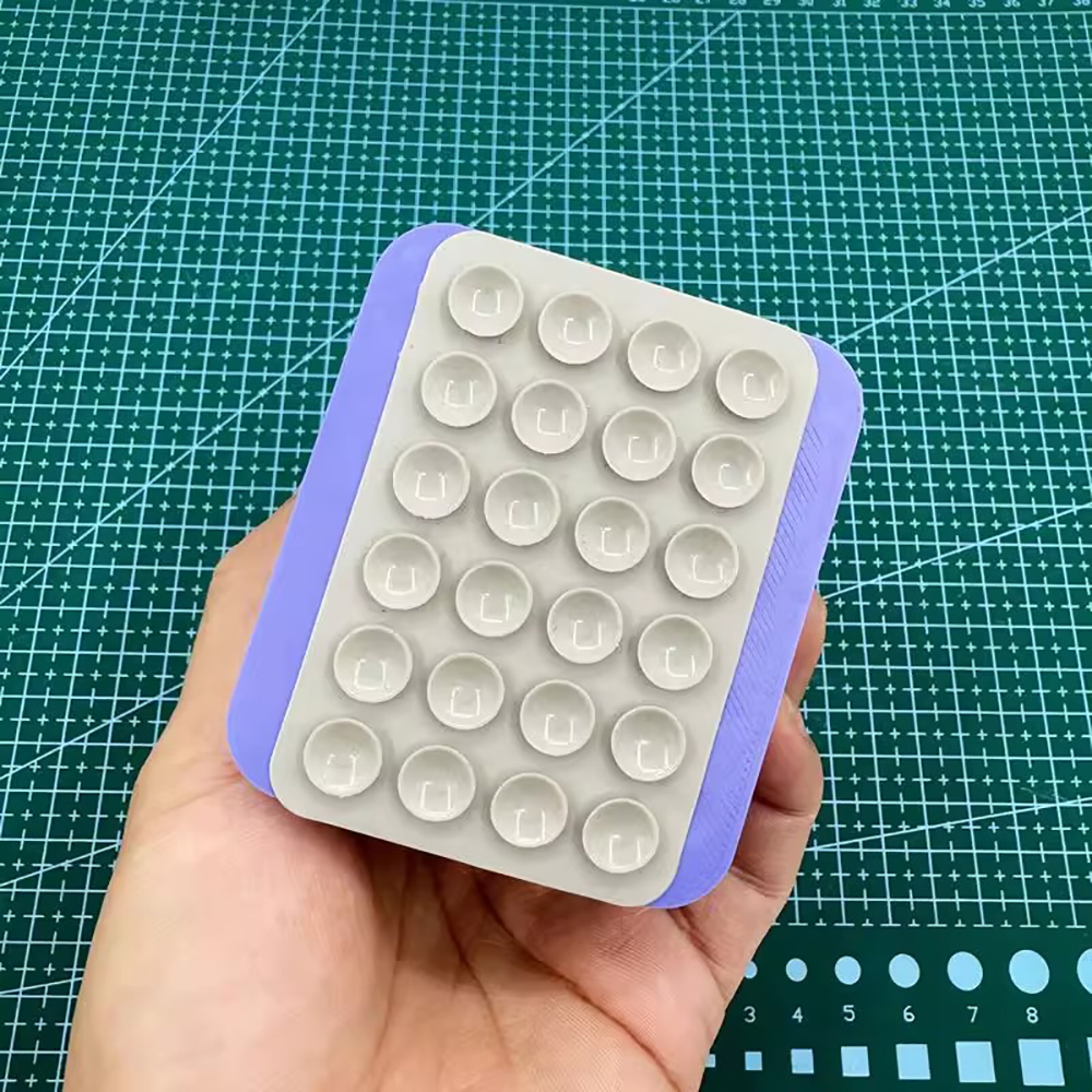 Elektrische verfschudmixer - variabele snelheid, micro-excentriek voor modelverf (voor 19/25mm flessen)