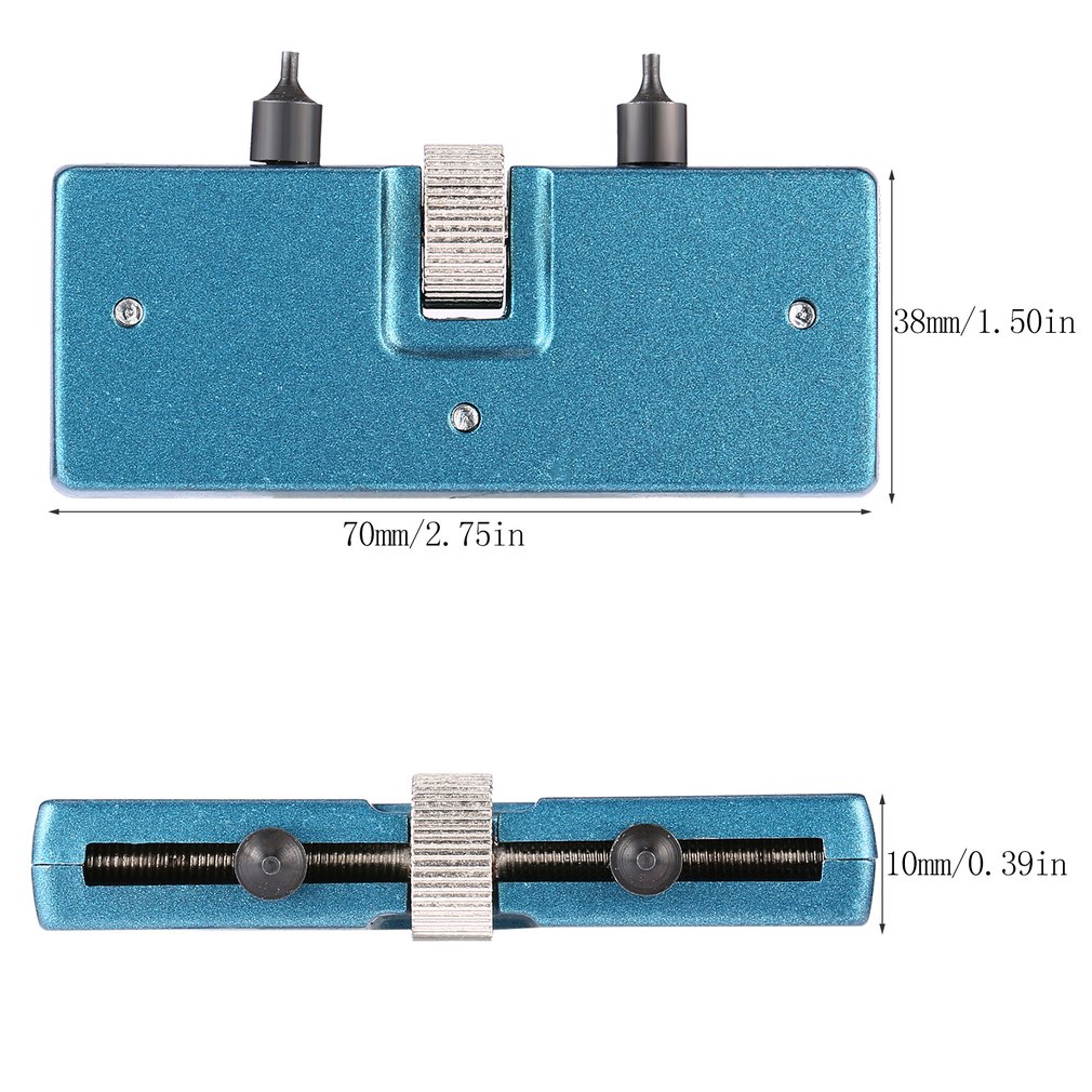 Ur reparation værktøjssæt justerbar bagkasse åbner dæksel fjerner skrue urmager åben batteriskift