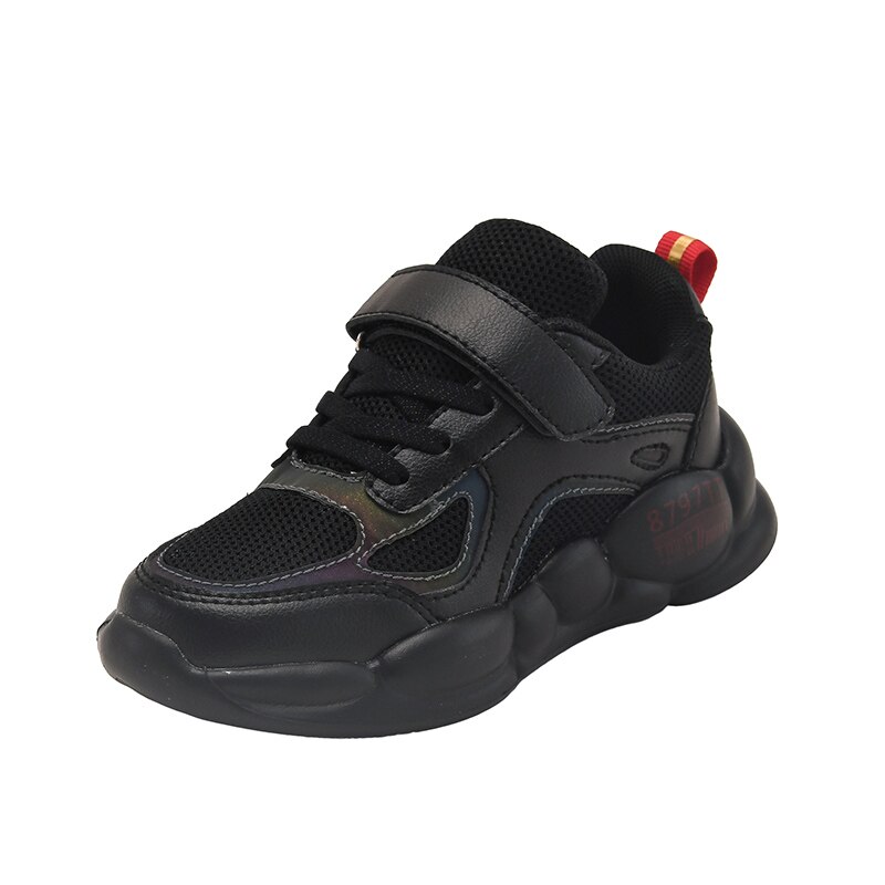 Sommer Baby Mädchen Wohnungen Turnschuhe Schwarz Jungen Laufschuhe Sport Schuhe Für freundlicher Licht Gewicht Jungen Mädchen Wanderschuhe: Schwarz / 1