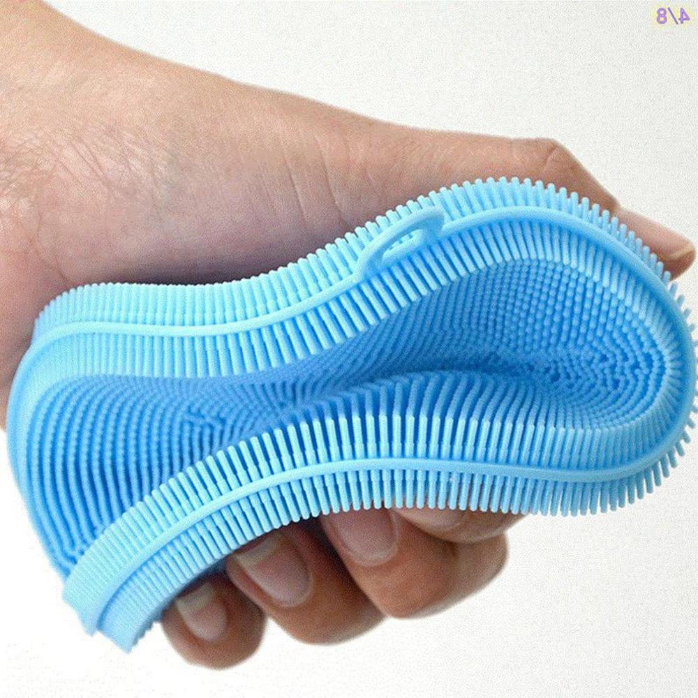 Keukenreinigingsborstel siliconen spons multifunctionele potten pannen servies spons scrubber reinigingsspons schuursponsjes