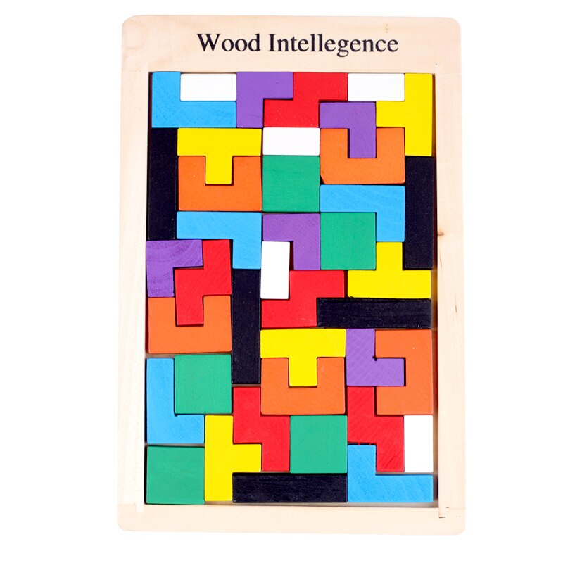 40 Pcs Hout Intellegence Onderwijs Bordspel Voor Kinderen Beste Cadeau Houten Grappig Spel