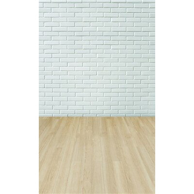 Party background wall Wedding party Vinyl waterproof Wood Brick wall Floor Studio Prop Backdrop Background 90*150cm