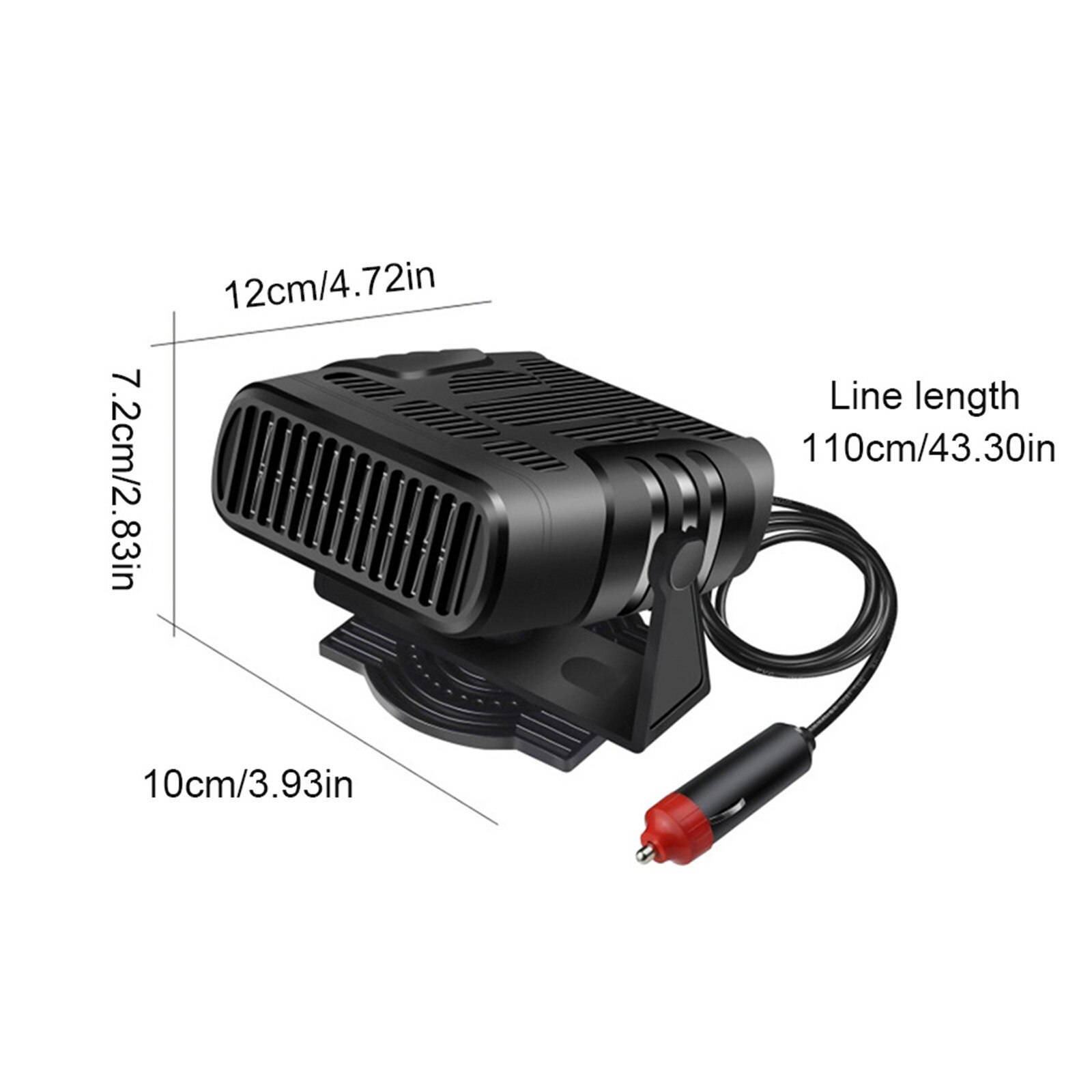 12V/24V Draagbare Auto Heaterautonomous Kachel Voorruit Voorruit Ontdooien Defogger Voorruitverluchting Elektrische Droger Carheating Fan