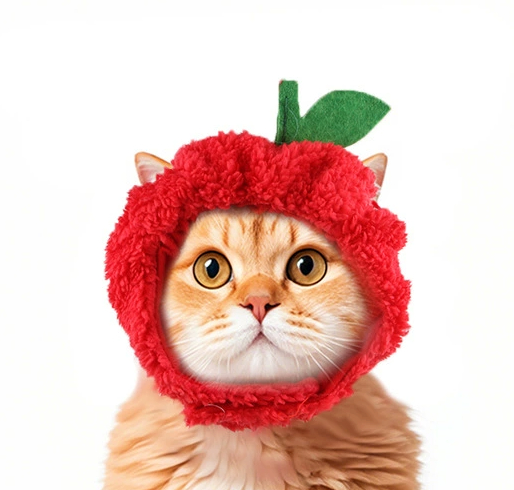 Lustiges Haustier-Stirnband, Plüschgarn, Katze, Hundekappe, Panda, Schwein, Haustier, warme Haustiermütze, KüKen, Cosplay, Zubehör, Kopfschmuck, Kostüm: Licht Grau