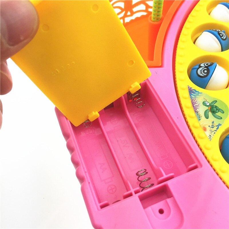 Bambini Classici Giocattoli di Pesca Set Pesca Musica Elettrico Rotativo Set di Puzzle Del Bambino Giocattoli Elettrico Rotante Gioco di Pesca Come Regalo