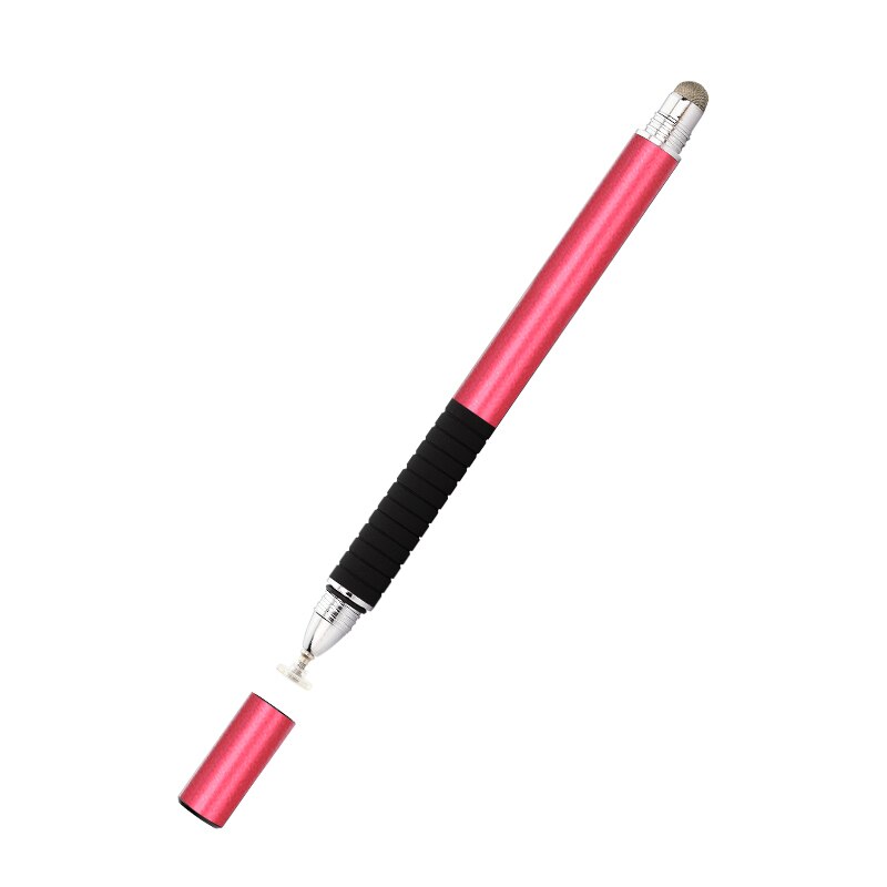 Mosible 2 w 1 uniwersalny rysik z ekranem dotykowym z końcówkami z włókna szklanego dla jabłko ołówek wszystkie iPad ołówek iPhone Huawei rysik: czerwony