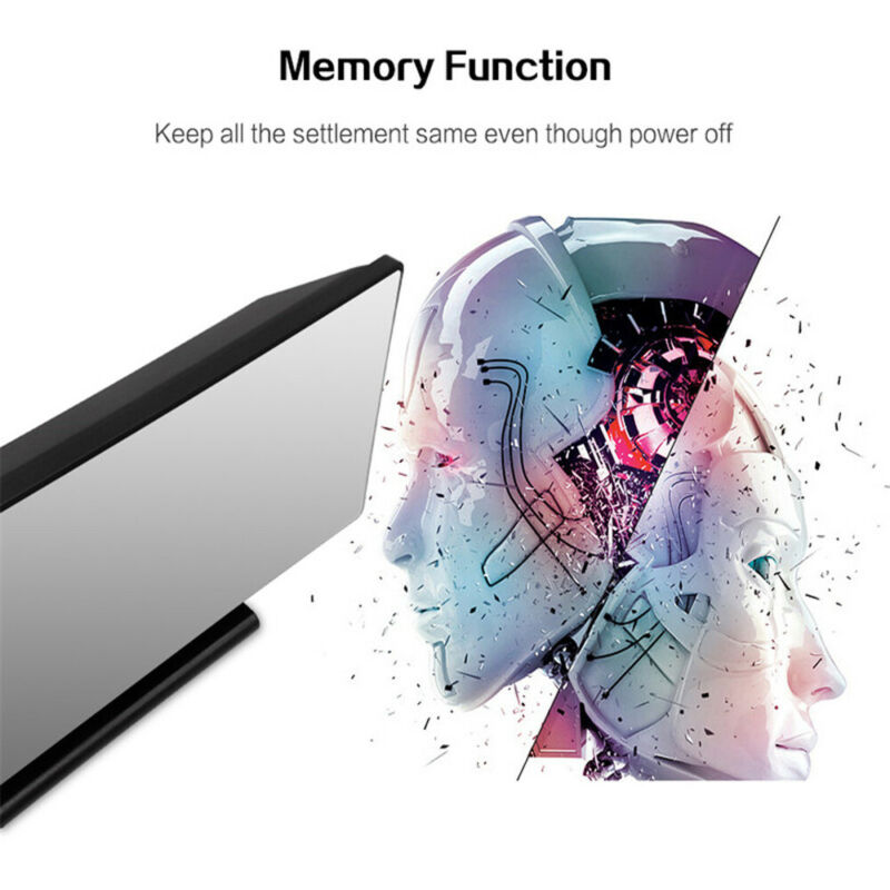 Aa 1Pc Led Digitale Wekker Multifunctionele Digitale Nachtlampje Thermometer Display Elektronische Spiegel Lamp Klok