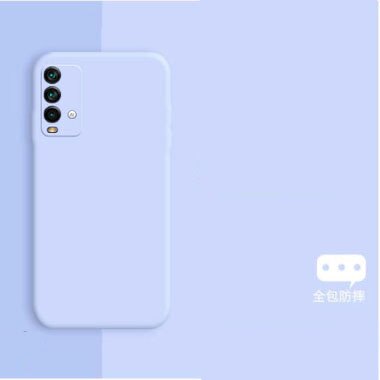 Silicone Cover For Xiaomi Redmi 9T Case Transparent 9 T Black Purple Blue Pink Green Yellow Funda Soft Case For Redmi 9T Cover: for Redmi 9T / sky blue