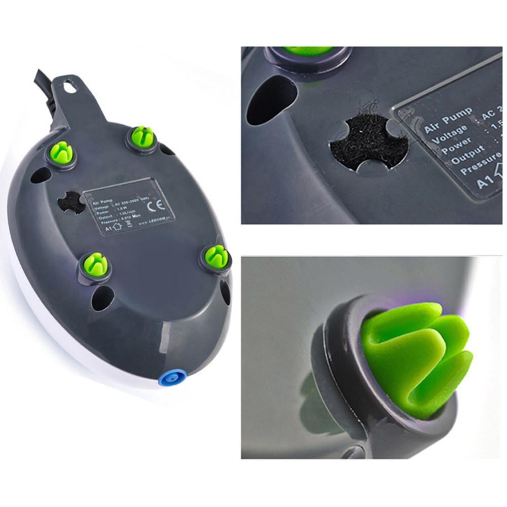 Ultra Silent Aquarium Air Pump High Energy Efficient Aquarium Air Pump Fish Tank Oxygen Air Pumps Aquariums Aquatic Accessories