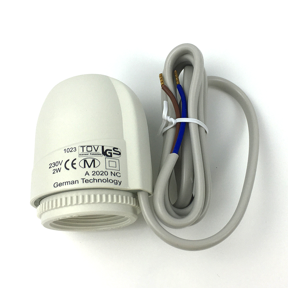 HY525 Water Floor Heating System 3A Smart WIFI Thermostat Central Heating Wiring Centres Hub Controller Actuators for Gas Boiler: NC Actuator