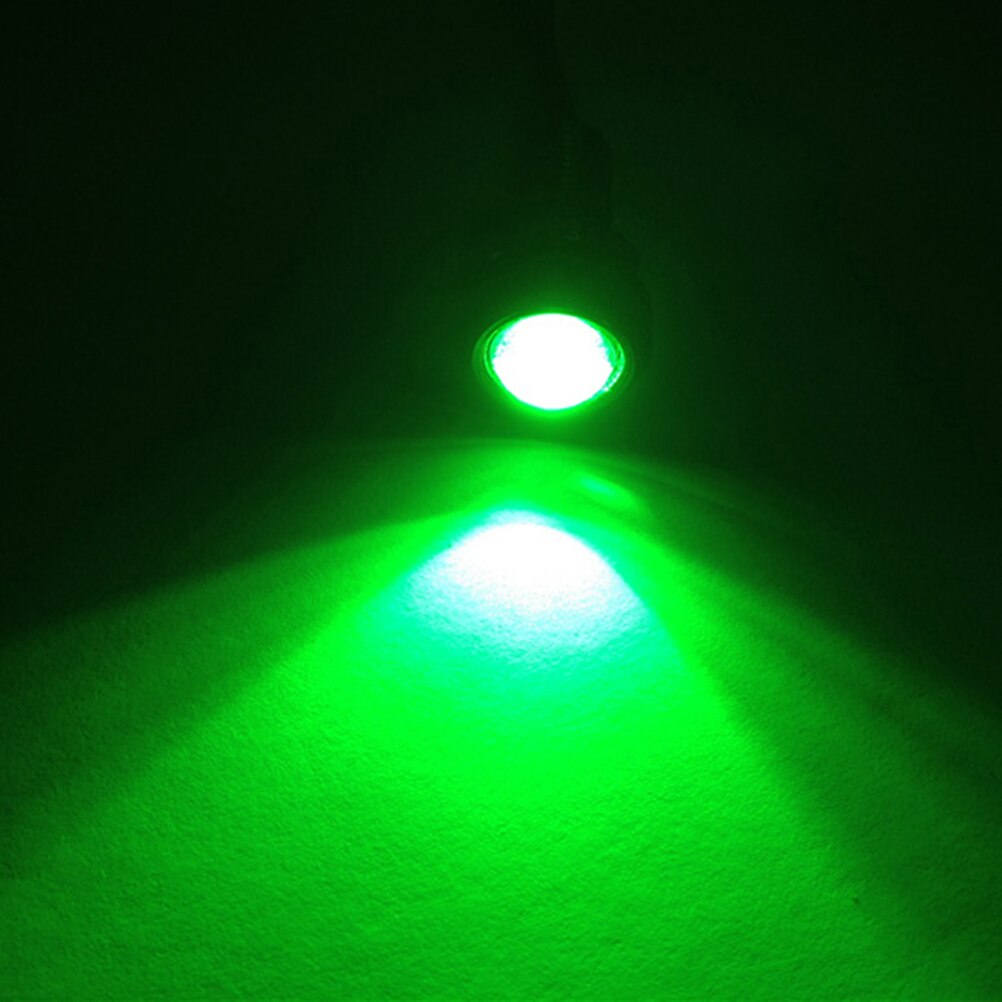 2pcs Universal Waterproof 18mm Eagle Eye LED Lights Car Motor Turn Signal Fog Light DRL Tail/Head Backup Lights Bulbs: green light