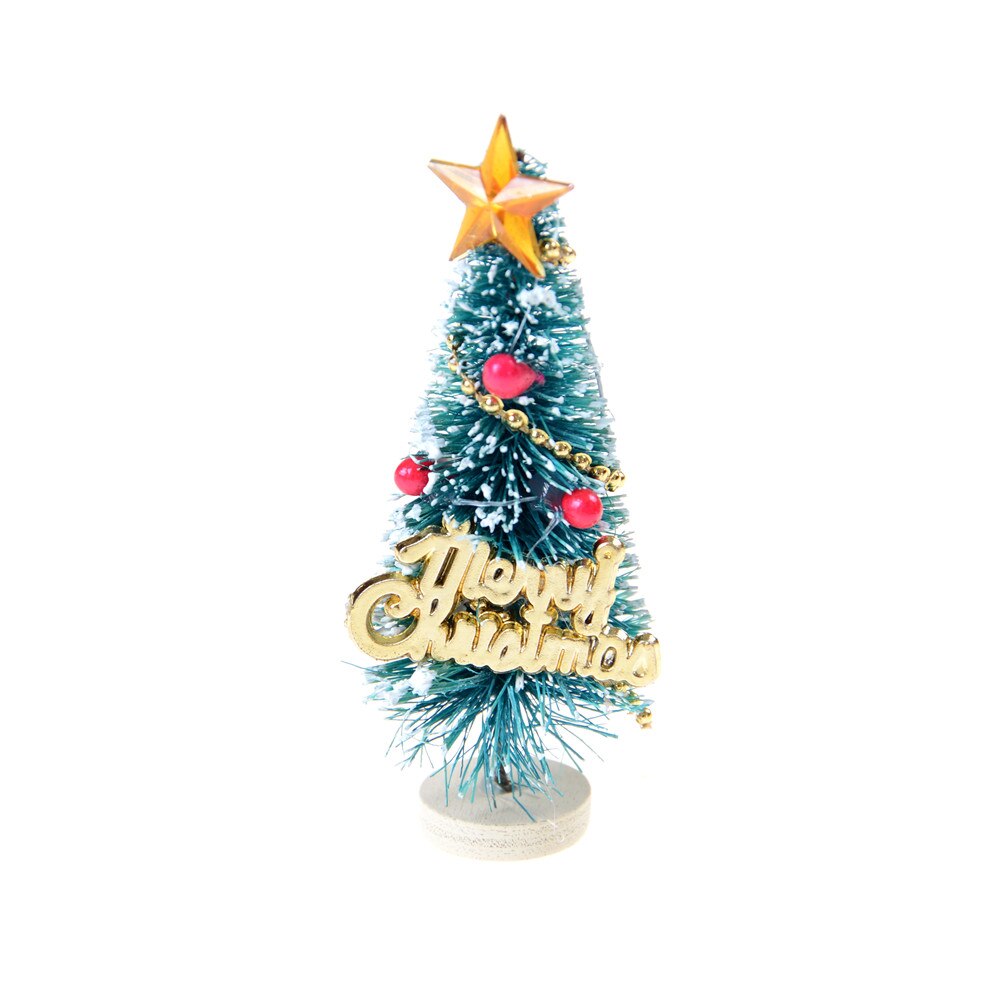 1pz FAI DA TE Albero Di Natale ottavino Albero di Pino mini Alberi di Collocato Nel desktop Complementi Arredo Casa Di Natale Dollhouse Decorazione Regali per Bambini